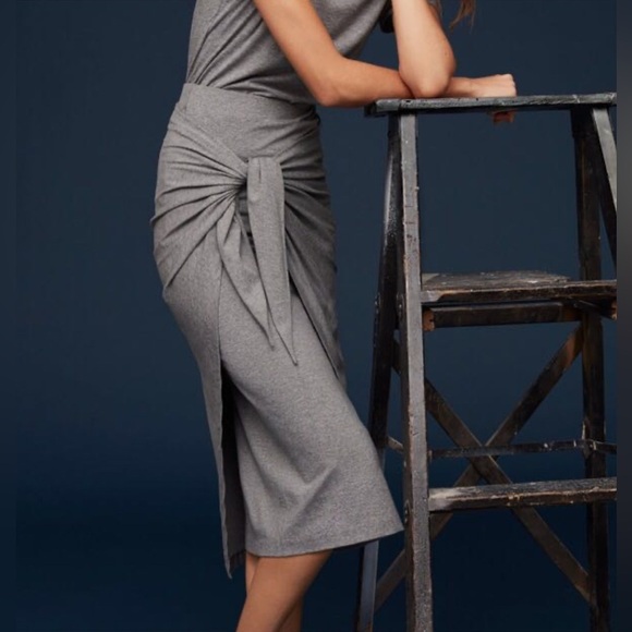 BABATON Burdekin Faux Wrap Skirt - Picture 1 of 10